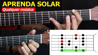 Video thumbnail of "VOCÊ VAI APRENDER COMO SOLAR QUALQUER MÚSICA - Escala Maior Aula Completa!"