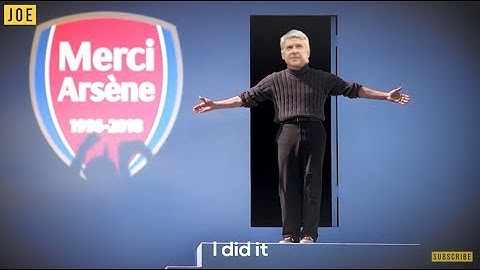 After 22 years, Wenger is leaving Arsenal. Merci Arséne, for everything