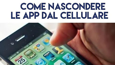Come nascondere un'icona sul telefono?