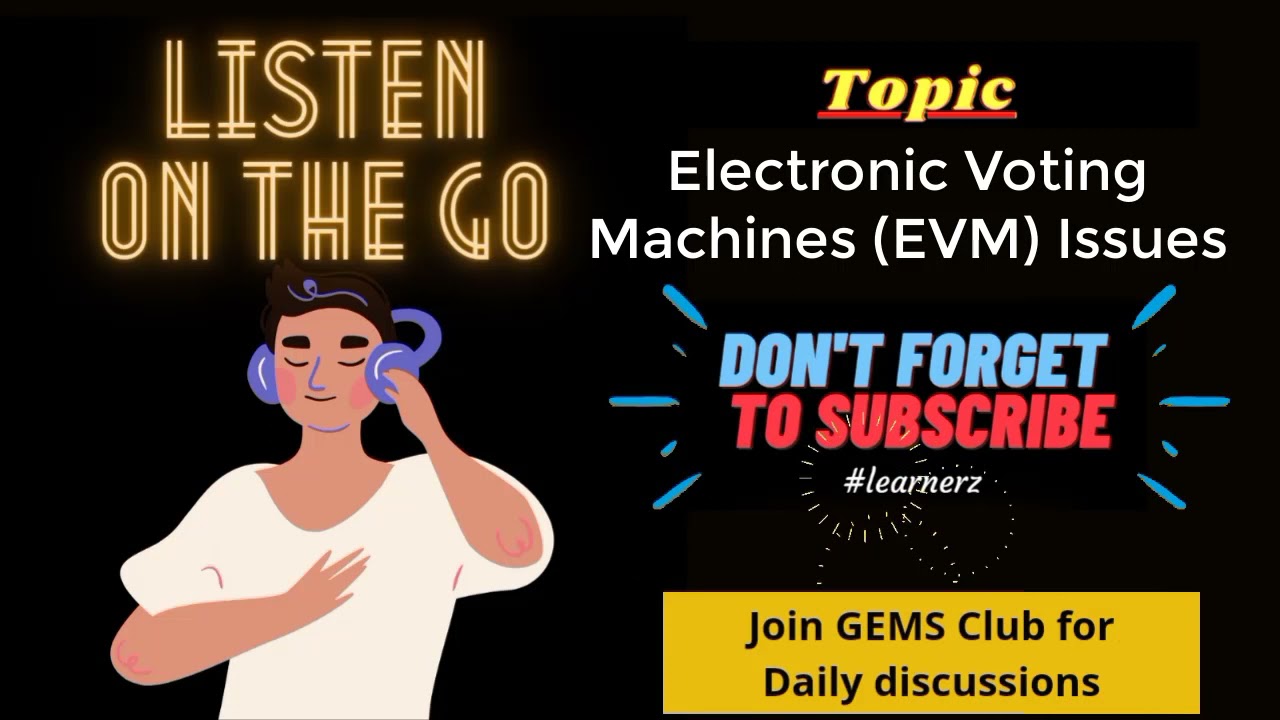 Electronic Voting Machine (EVM) Issues India | UPSC CSE Current Affairs Malayalam | Learnerz