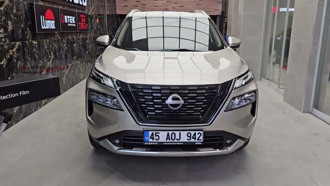 0 km Nissan Xtrail // Stek Dynolite 150 mikron %100 PPF Boya Koruma Filmi LLumar Cam Filmi