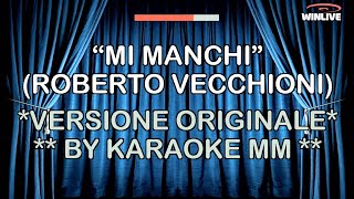 Roberto Vecchioni - Mi manchi ORIGINALE KARAOKE MM