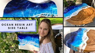 Ocean Resin Art Table, life updates, courses and more! I'M BACK!