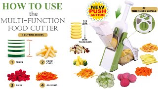 How to Use the MultiFunction Food Cutter to Prep Your Vegetables Quickly & Safely