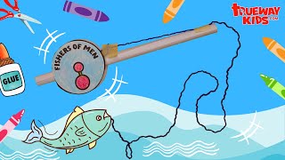 Fisher of Men Fishing Rods Craft - Fun Bible Lesson Activity for Kids screenshot 5