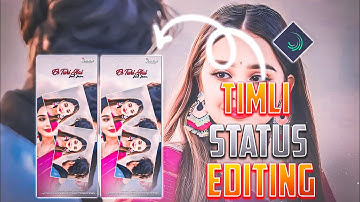 New Trending Timli Status Editing 2024 //Alight Motion Status Editing 2024 // CHETAN BARIA