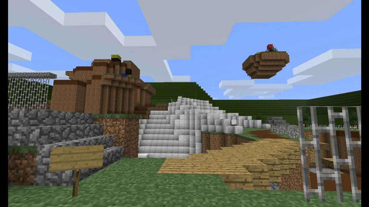 Super Minecraft 64 Bob Omb Battlefield Built In Minecraft Youtube