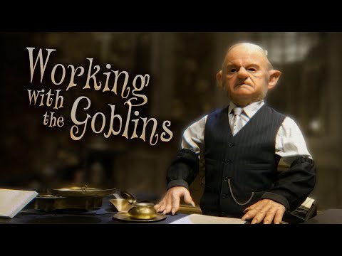 Gringotts Bank | Working with the Goblins - ASMR Ambience (Writing, Page flipping, muffled talk)