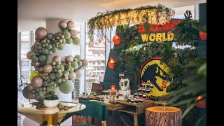 Jurassic World Birthday Party by Eventchic Designs , Dubai.
