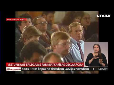 Video: Kurš neatkarības deklarācijas parakstītājs atteicās?