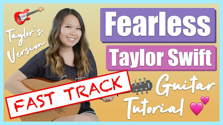 Fearless Guitar version - Guitar performance video thumbnail