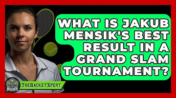 What Is Jakub Mensik