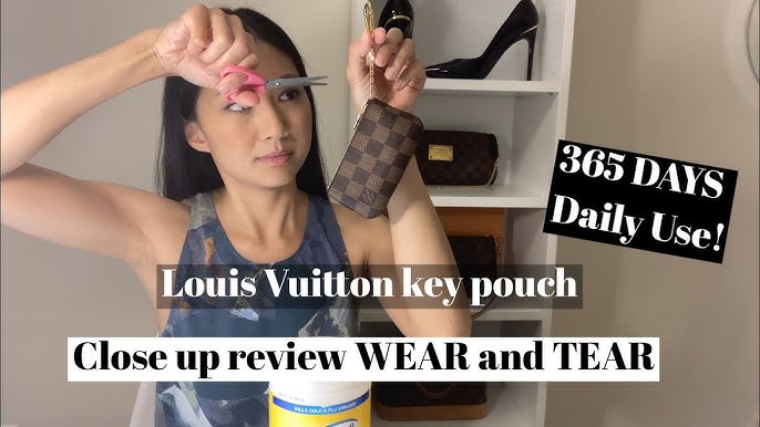 Louis Vuitton Damier Ebene Flap Key Pouch 1020lv42