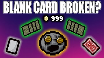 BLANK CARD (STILL) BROKEN!? | Repentance Game Break!