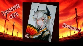 Speed Drawing - Kiyohime | Berserker (Inktober #24) Fate/Grand Order