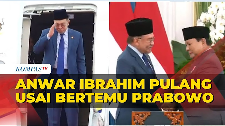 [FULL] Detik-Detik Kepulangan PM Malaysia Anwar Ibrahim Usai Bertemu Presiden Prabowo