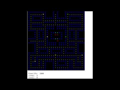 Testing a free ASCII Pacman! 😃😄😃