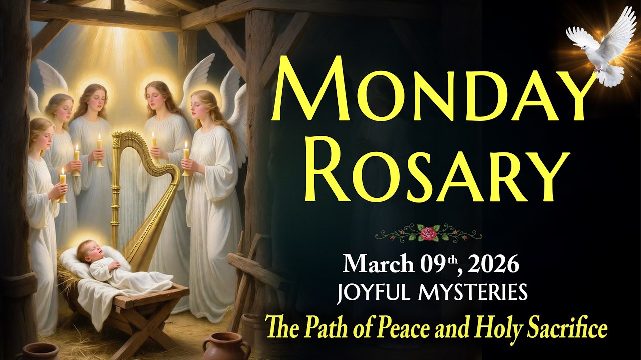 Monday Holy Rosary ❤️ March 09, 2026 ❤️ Joyful Mysteries Of The Rosary [Virtual]