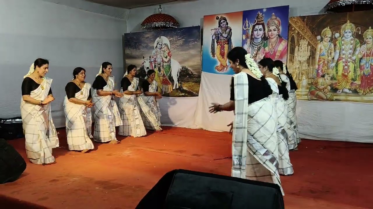 വ്യത്യസ്തമായ.ഒരു ഒറ്റപ്പാട്ട് തിരുവാതിര.മൂവേലിൽ  തിരുവതിര ഉത്സവത്തിന് കളിച്ചത്