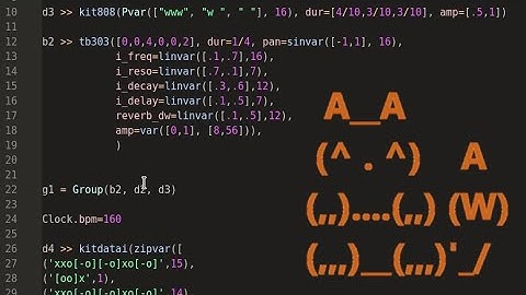 FoxBlood - Livecoded acid techno (FoxDot + Live integration)