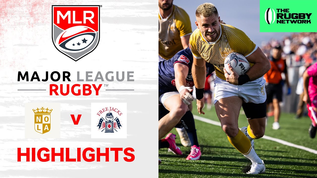 Free Jacks Win on the Road New England vs NOLA MLR Rugby Highlights