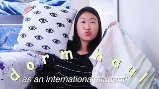 Dorm shopping + haul!