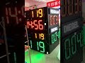 LED Digital time and temp clock Sign IP65