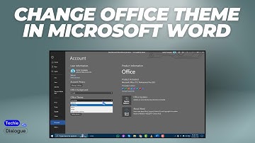 How to Change the Office Theme in Microsoft Word