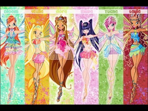 All Winx Club Verwandlungen/Transformationen  Up To Butterflix