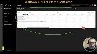 WEBCON BPS and Frappe Gantt chart