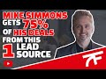 Mike simmons gets 75 of his deals from this one lead source