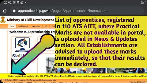 !! dgt officials!! 110 ATS AITT, where Practical Marks are not available in portal,