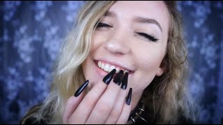 biting, lens licking, teeth licking, & teeth tapping sounds | ASMR 🦷 👅