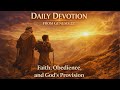 Daily Devotional Genesis Chapter 22