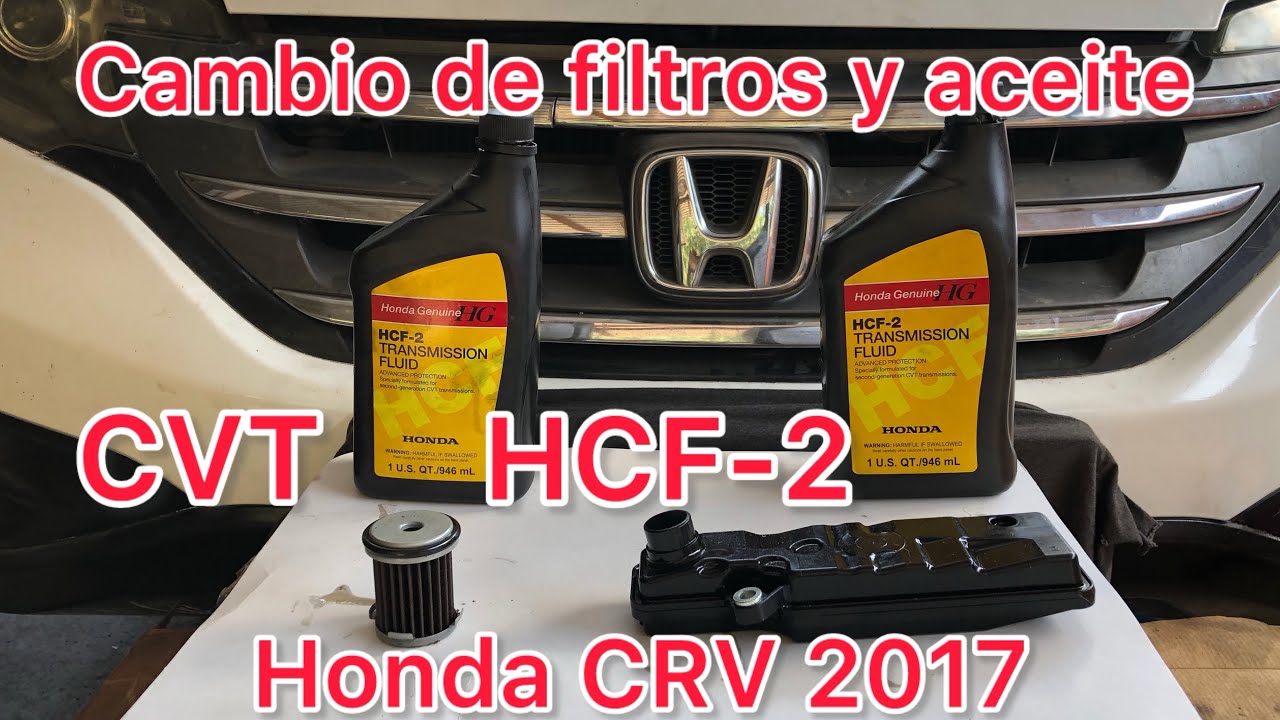 Como Cambiar Filtros y Aceite HCF-2 a la Caja automática CVT de Honda CRV 2017