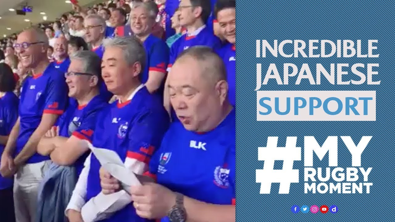 Japan fans sing the Samoa national anthem | #MyRugbyMoment japanese girl names