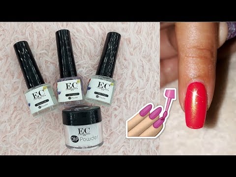 EC dip powder REVIEW + UNBOXING *COLLAB* - YouTube