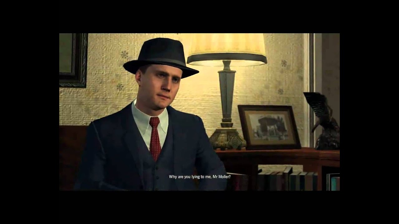 L.A. Noire - Why are you lying to me, Mr. Moller? - YouTube