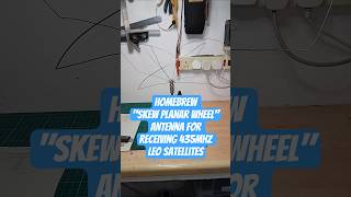 Just Finished Making Experimental 70cms Antenna For LEO Satellite Reception #hamradio #shorts