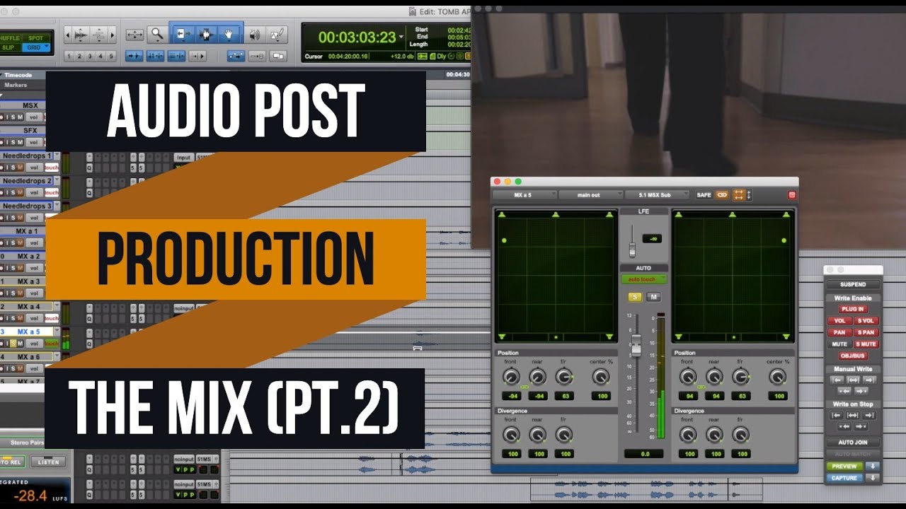 Audio Post Production for Film 101 - Mixing in Pro Tools pt. 2 - YouTube