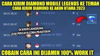 CARA MENGIRIM DIAMOND KE TEMAN DI MOBILE LEGENDS 2023 - NEW PATCH MOBILE LEGENDS