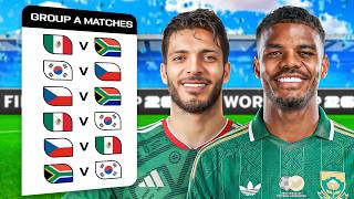 I Simulated Every Group A Match at the 2026 World Cup! screenshot 2