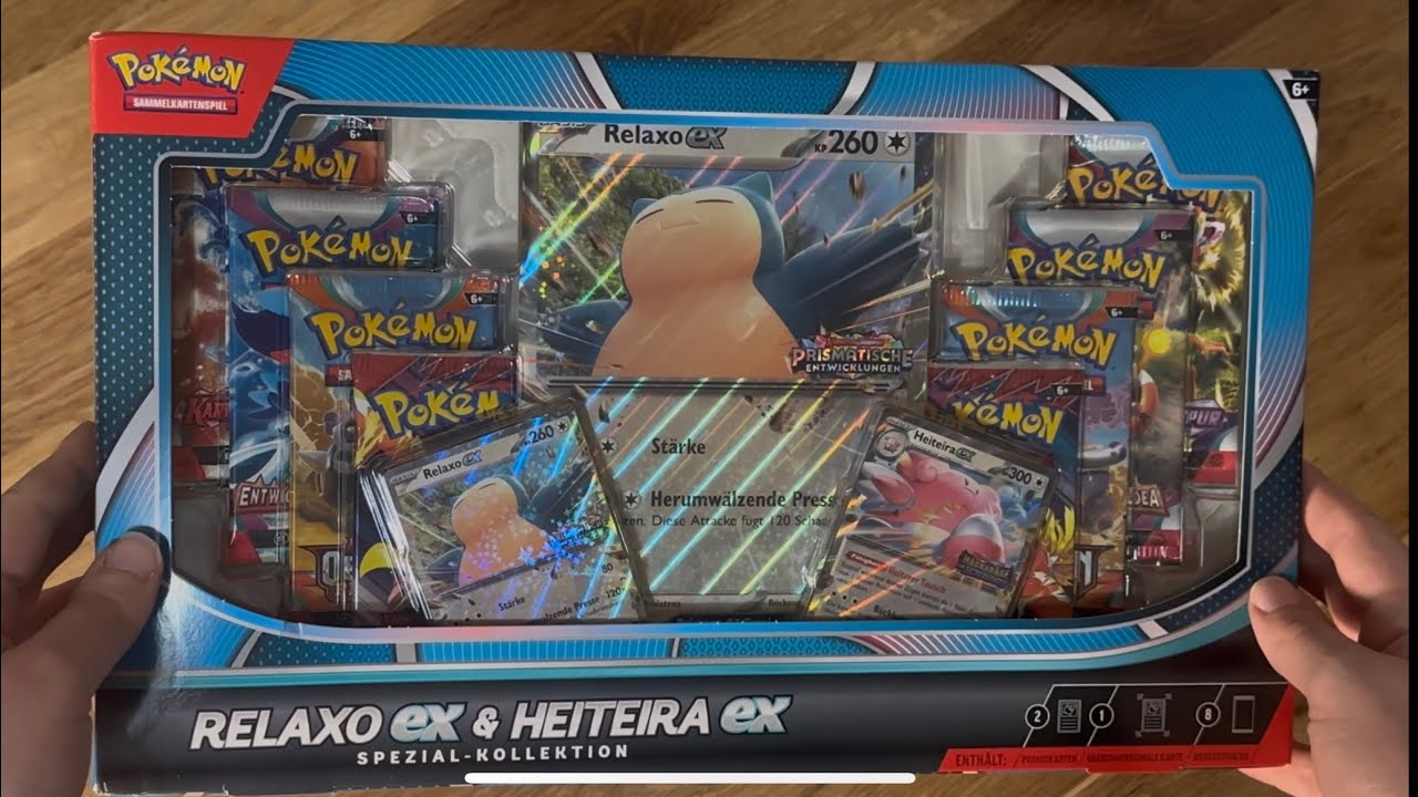 Lohnt sich die Relaxo ex & Heiteira ex Spezial-Kollektion? OPENING der exklusiven Pokémon-Kollektion