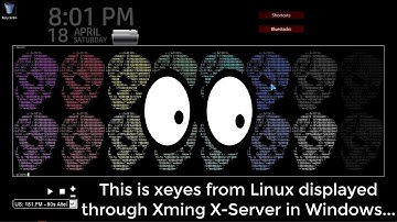 XEYES in Windows Subsystem for Linux with Xming Xserver & AutoHotkey