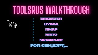 TryHackMe ToolsRus Walkthrough  CEH & eJPT Prep with Nmap, Hydra, Nikto & Metasploit