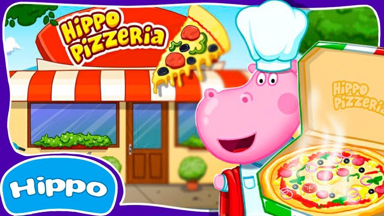 Hippo 🌼 Jogos de Cozinha 🌼 Pizzaria Hippo 🌼 Desenho animado