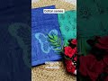 cotton sarees with contrast blouse #sareecollection #shortvideo #tamil #affordableprice #sarees