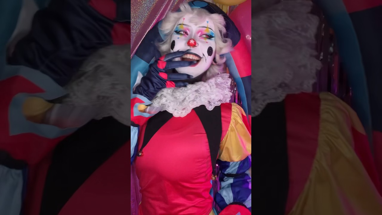 🎪🤡 #cosplay #makeup #fizzarolli #helluvaboss