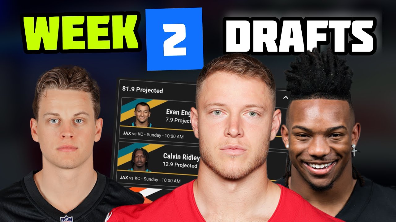 LIVE Week 2 Fantasy Football Draft - YouTube