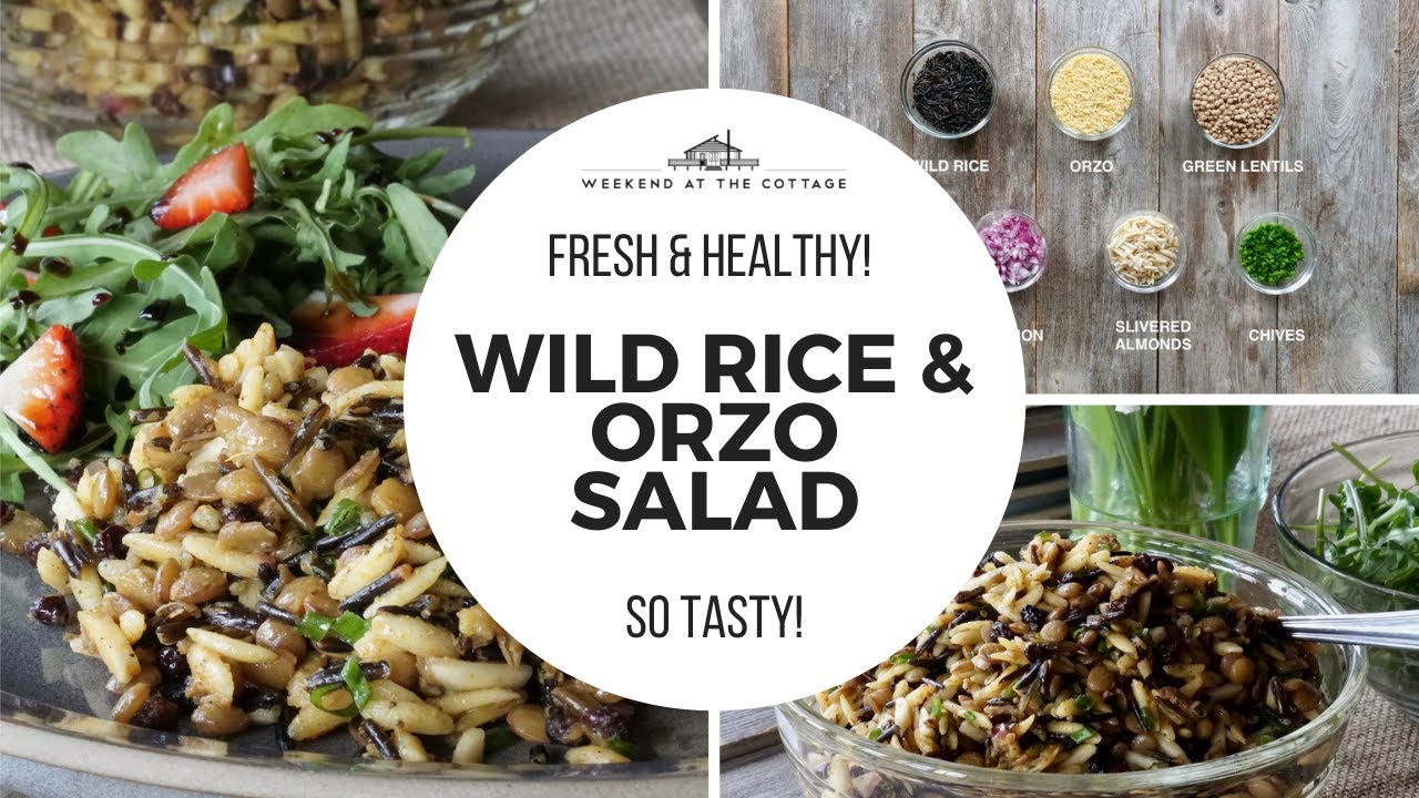 WILD RICE & ORZO SALAD Fresh & Healthy! YouTube